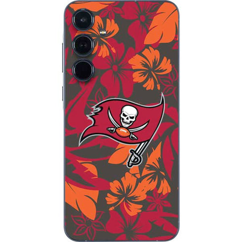 NFL Tampa Bay Buccaneers Tropical Print Galaxy A35 5G Skin